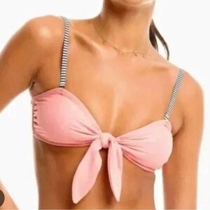Southern Tide Bikini Top With Removable Straps Coral Pink Large
